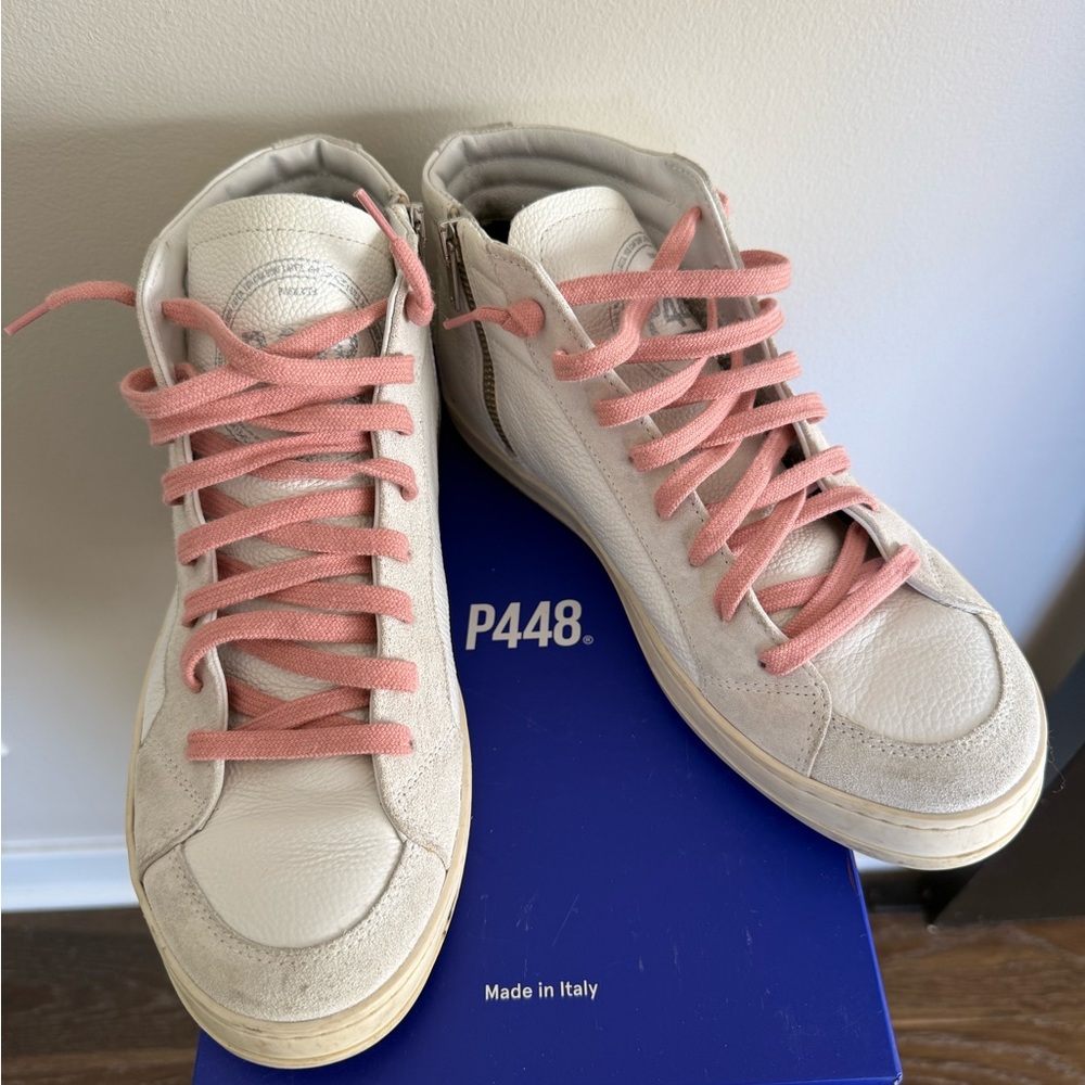 Women's P448 Hightop Sneakers - Picture 5 of 10